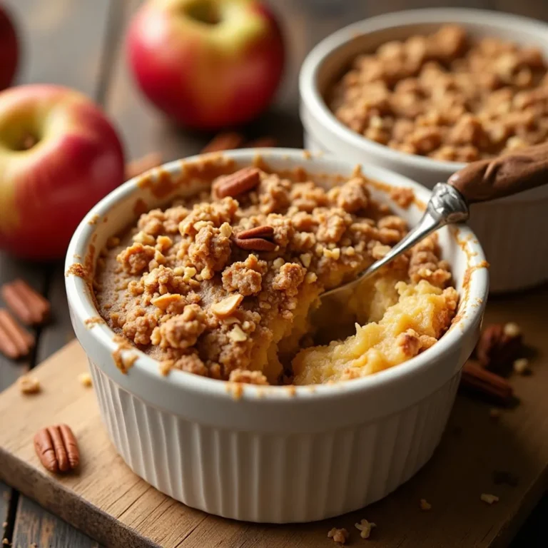 Air Fryer Apple Crumble Healthy