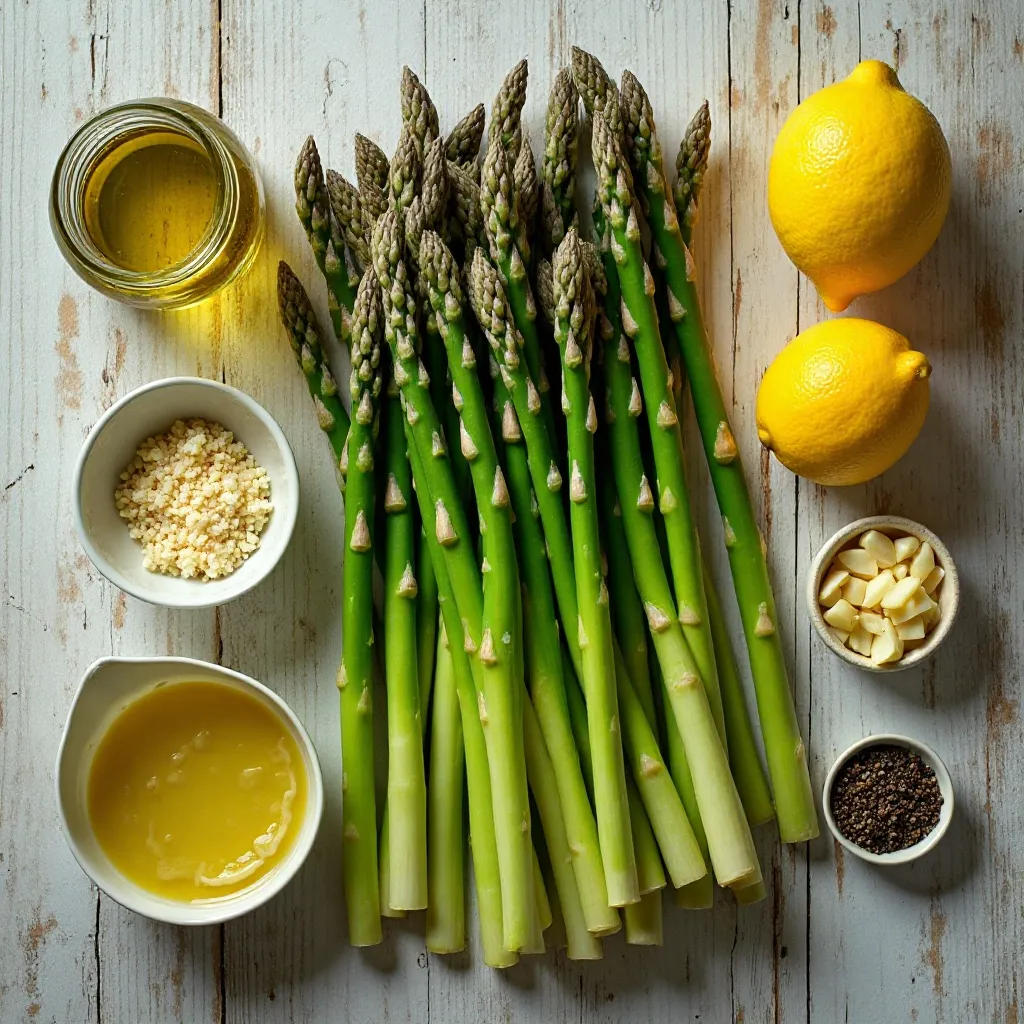 Air Fryer Asparagus with Lemon