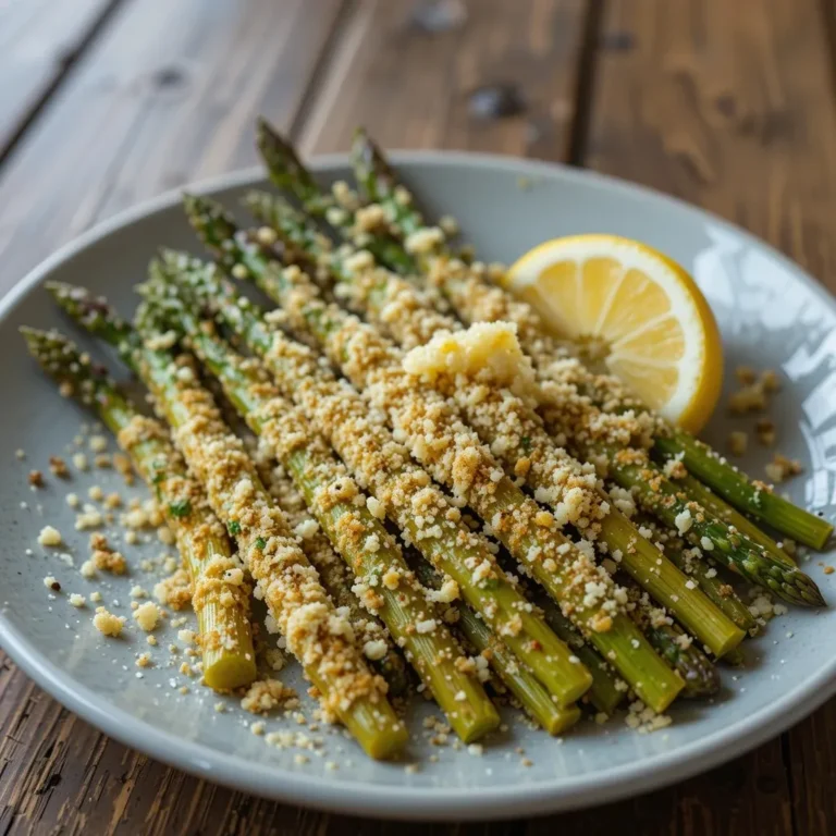 Air Fryer Asparagus with Panko