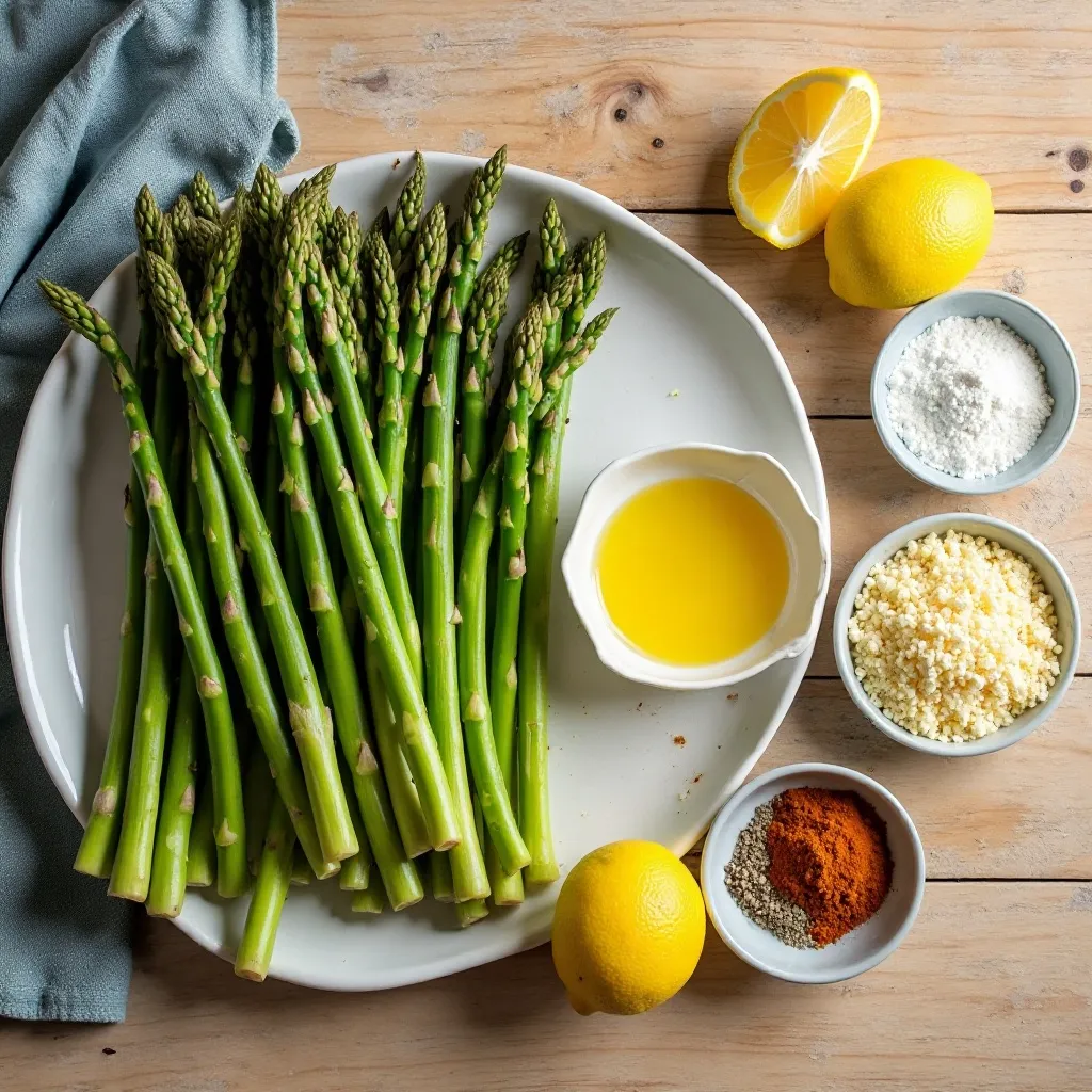 Air Fryer Asparagus with Panko