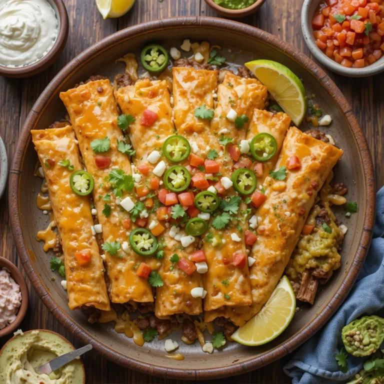 Air Fryer Beef Enchiladas