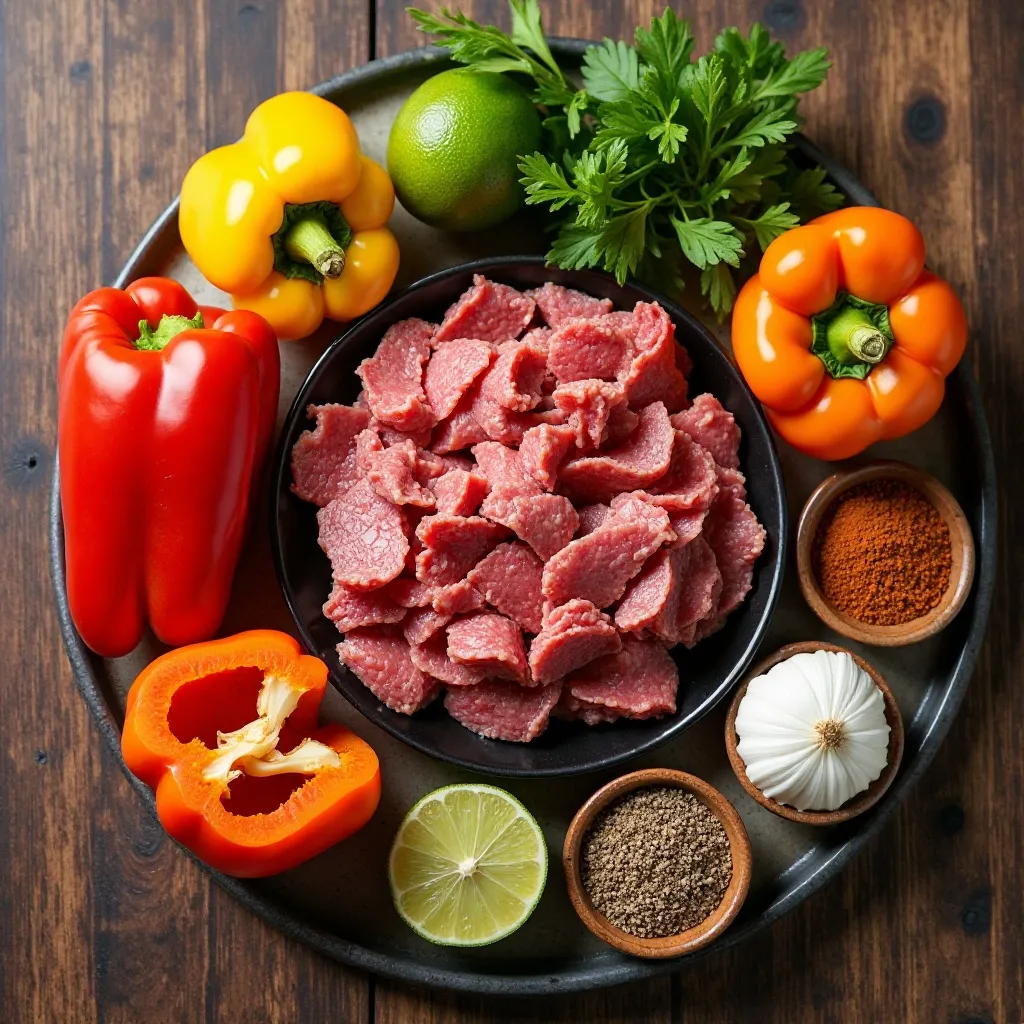 Air Fryer Beef Fajitas