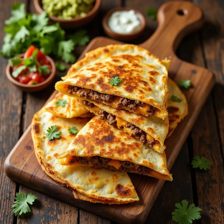 Air Fryer Beef Quesadilla