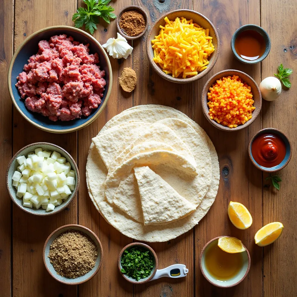 Air Fryer Beef Quesadilla