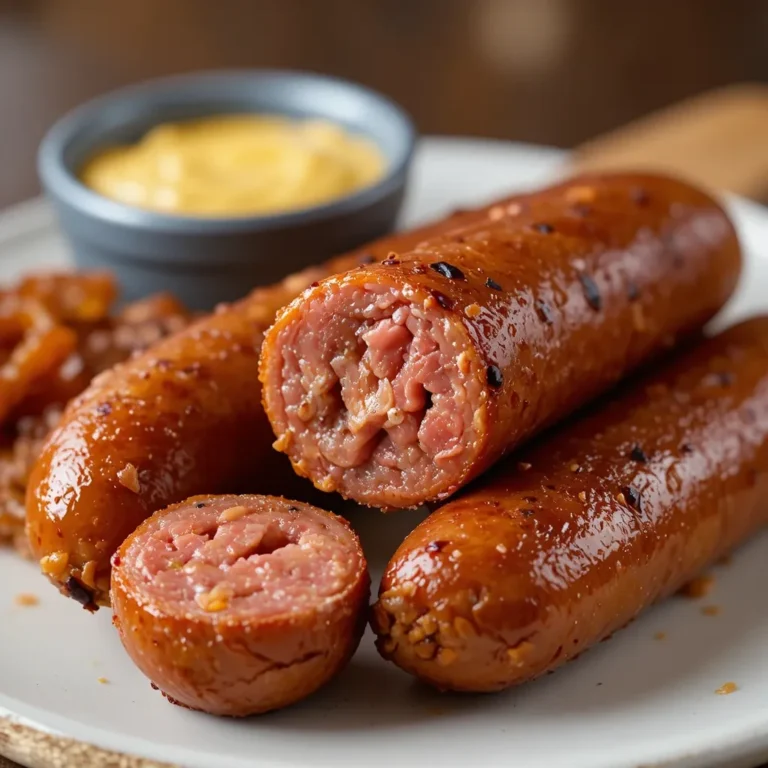 Air Fryer Beef Sausages