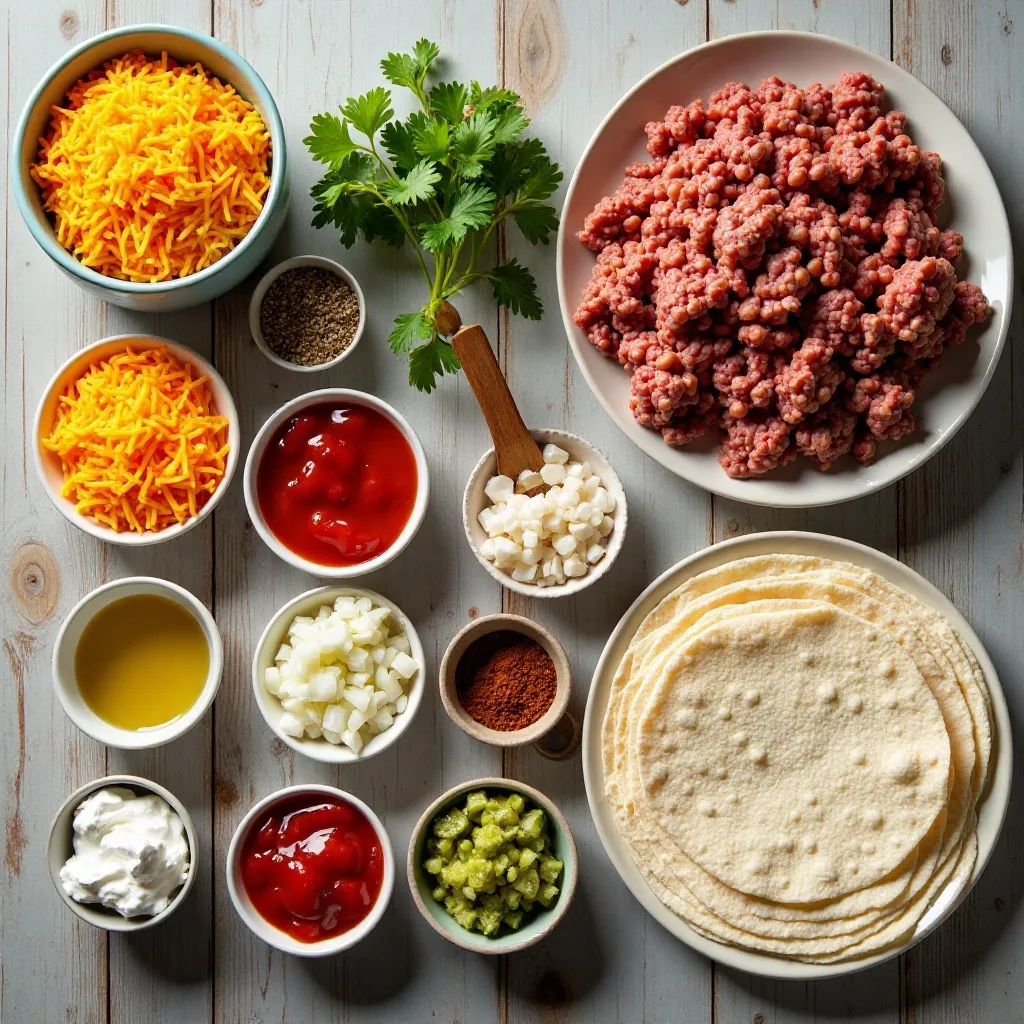 Air Fryer Beef and Bean Burritos