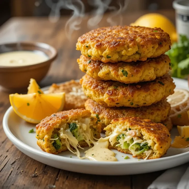 Air Fryer Broccoli Fritters