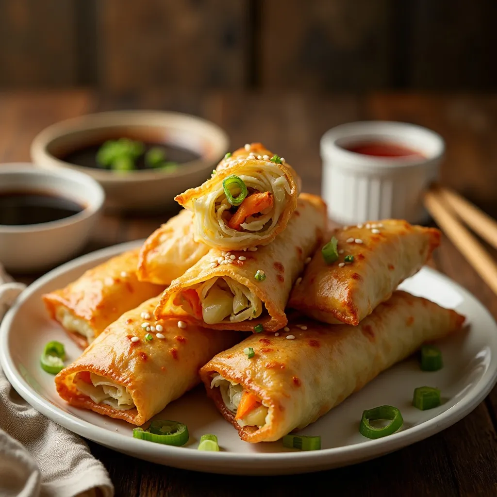 Air Fryer Cabbage Egg Rolls