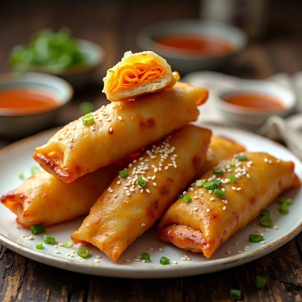 Air Fryer Cabbage Egg Rolls