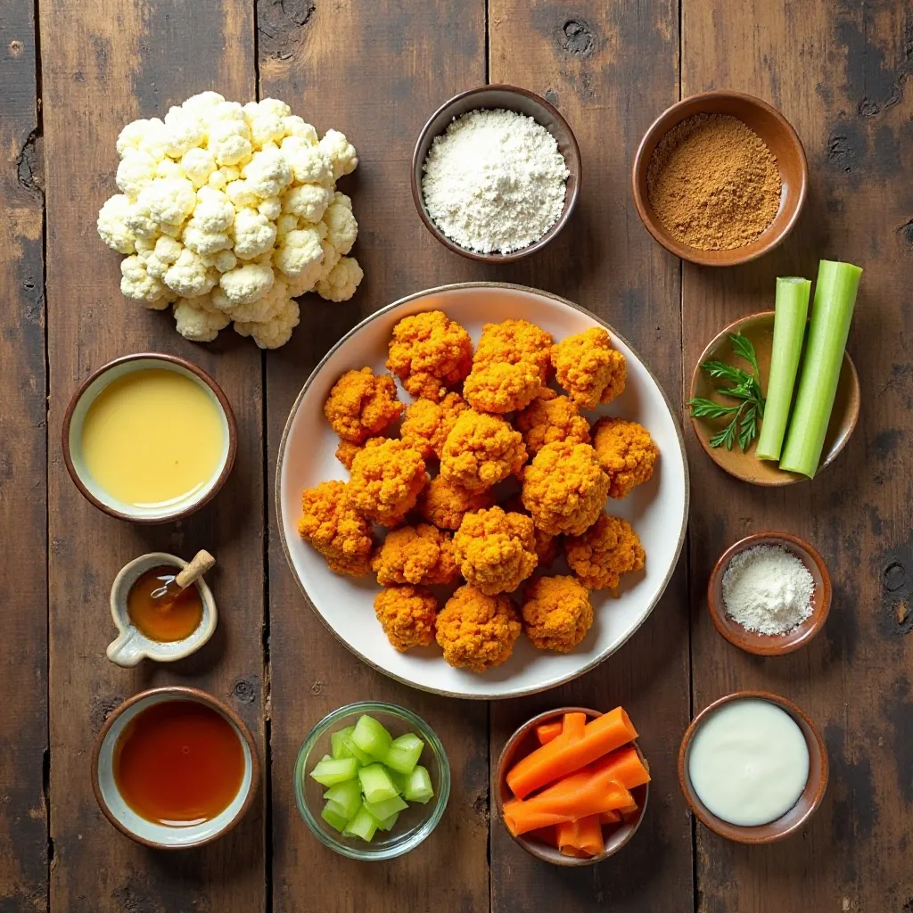 Air Fryer Cauliflower Buffalo Wings