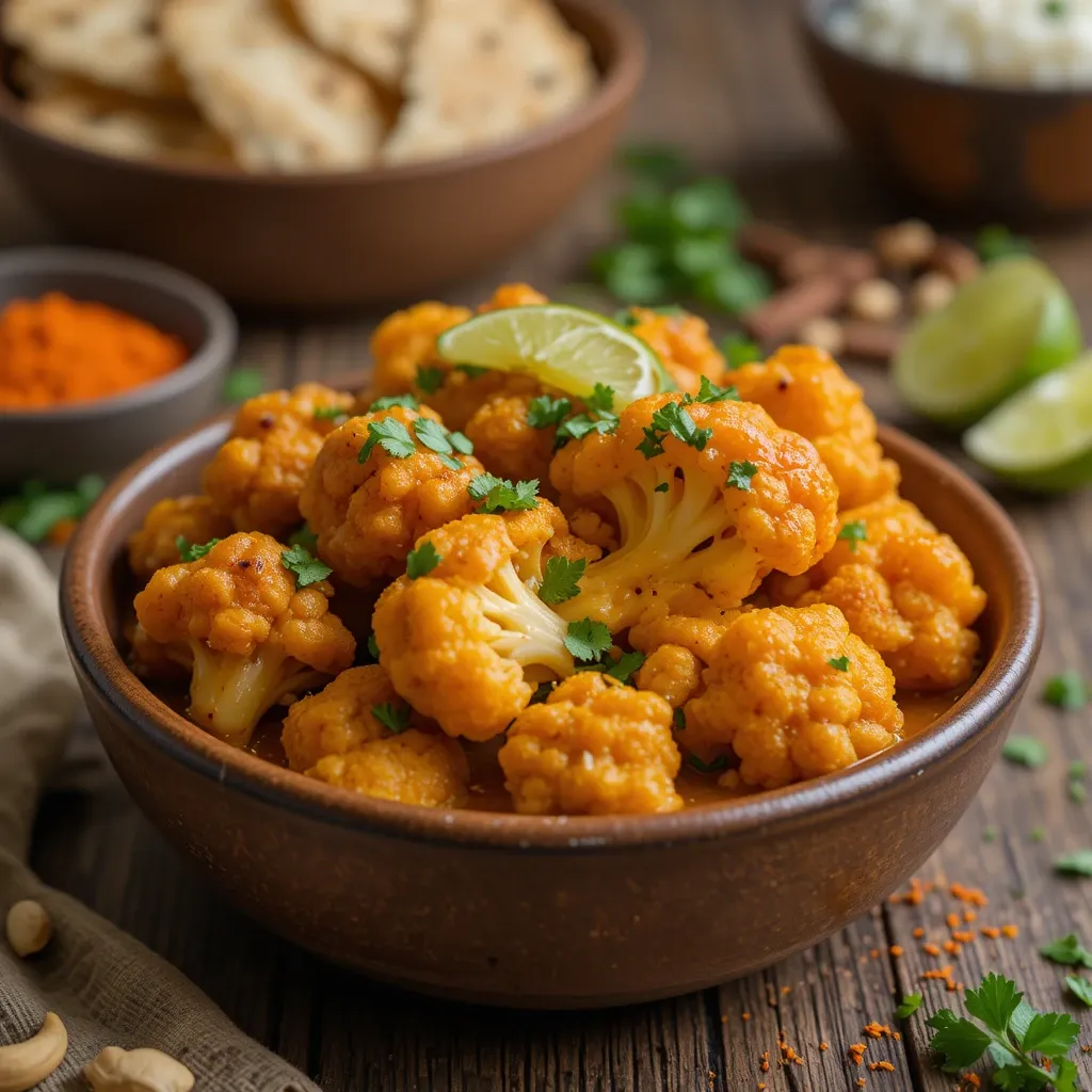 Air Fryer Cauliflower Curry