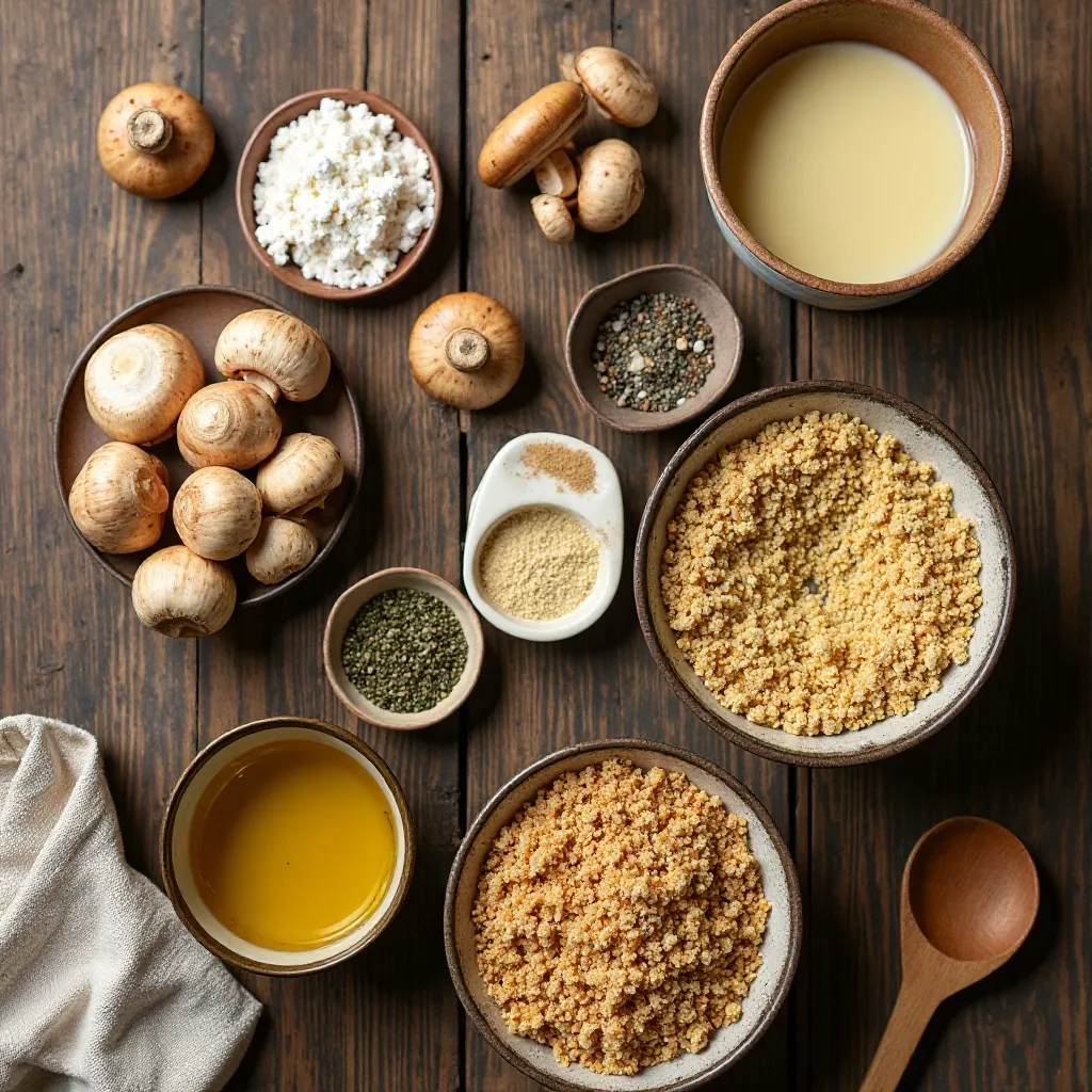 Air Fryer Deep Fried Mushrooms