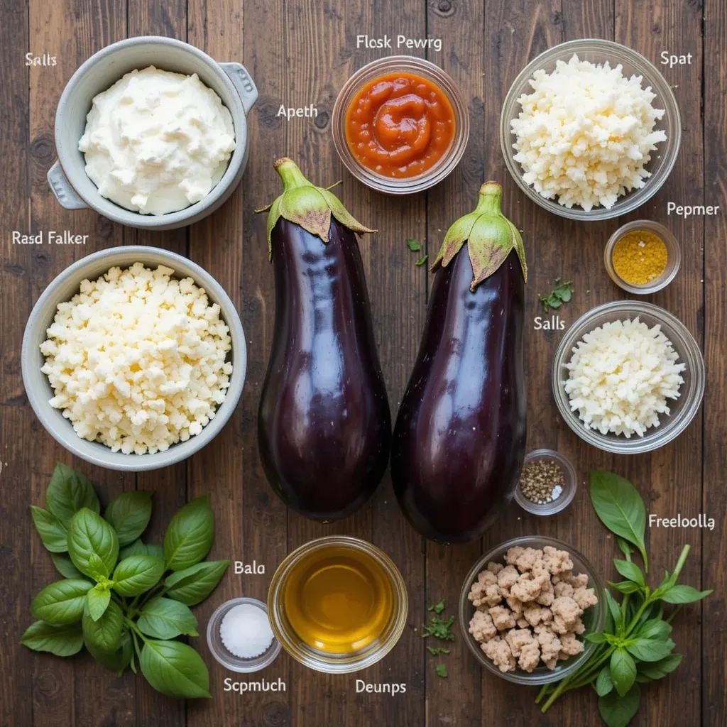 Air Fryer Eggplant Lasagna