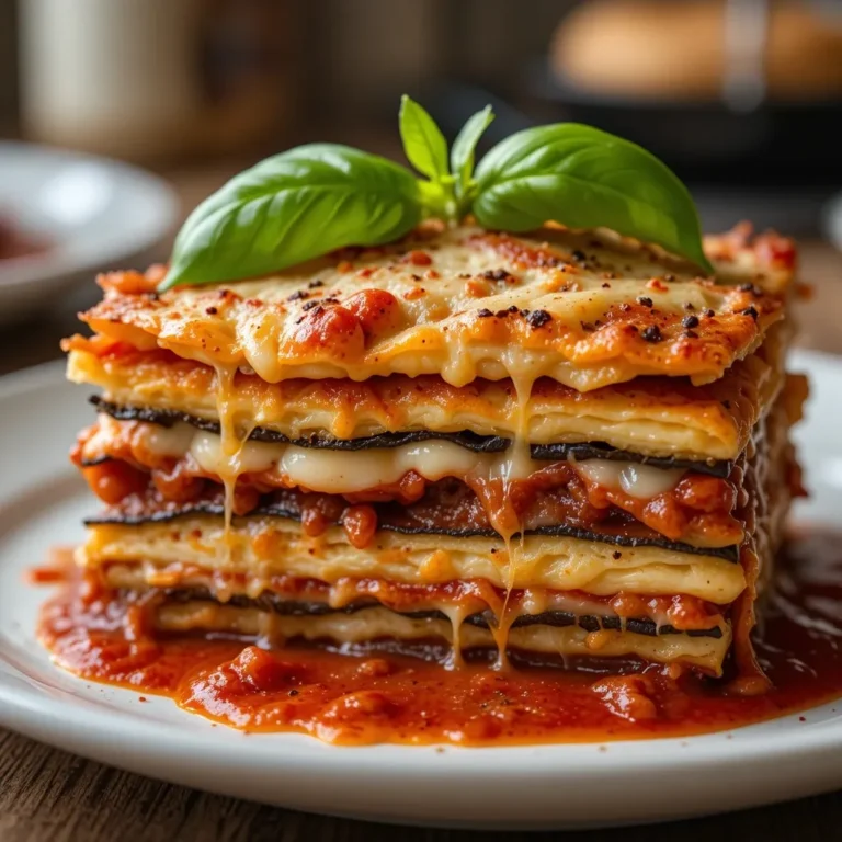 Air Fryer Eggplant Lasagna