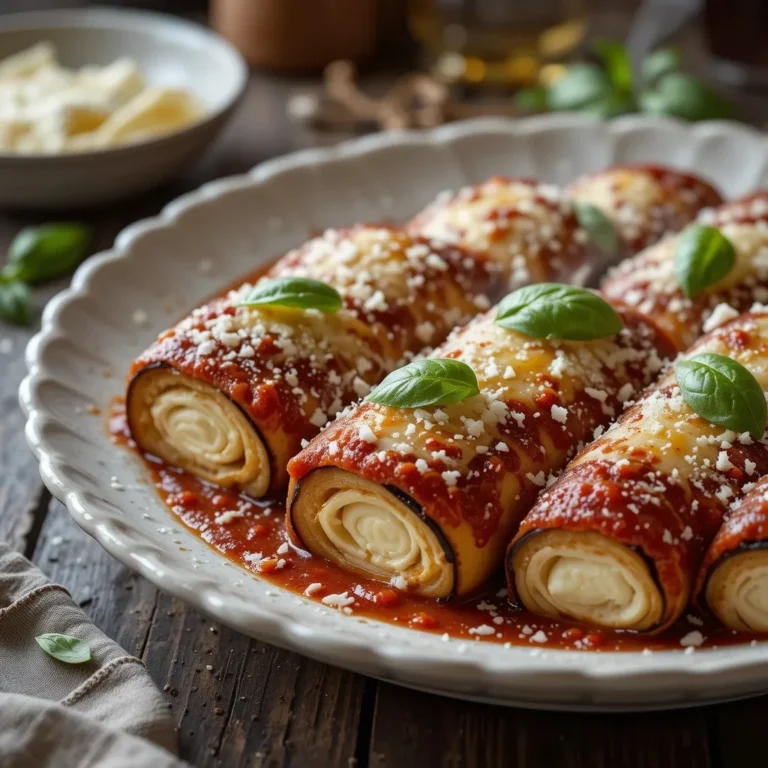 Air Fryer Eggplant Rollatini