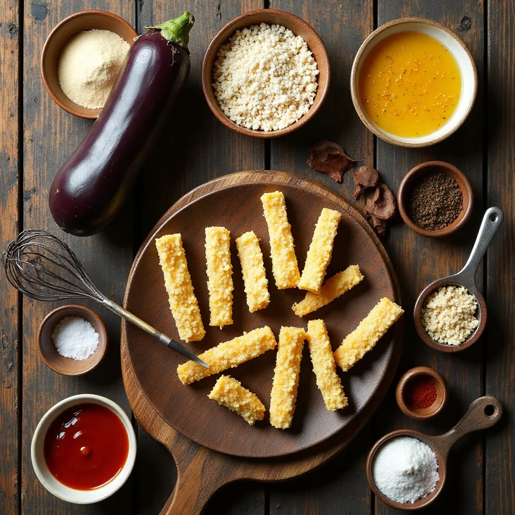 Air Fryer Eggplant Sticks