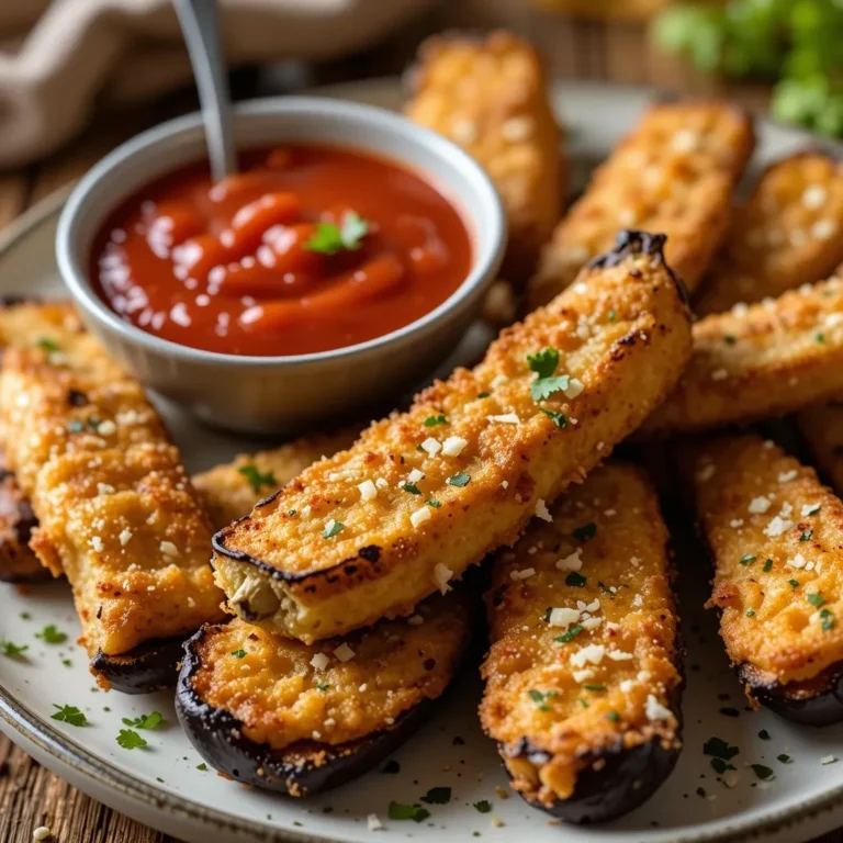 Air Fryer Eggplant Sticks