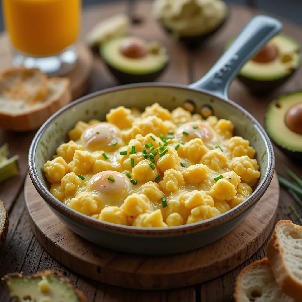 Air Fryer Eggs Scrambled