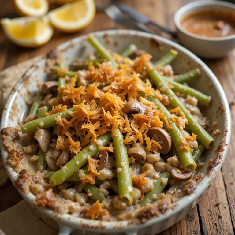 Air Fryer Green Bean Casserole
