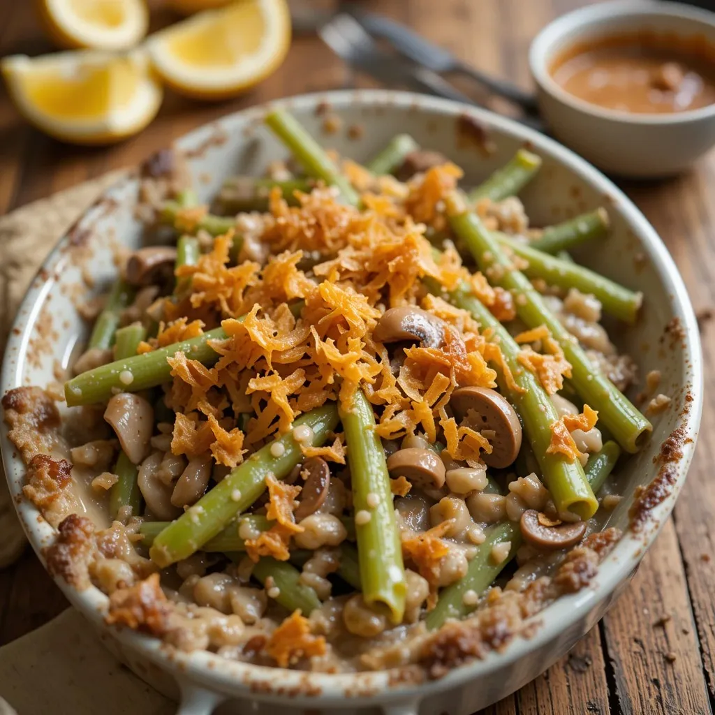 Air Fryer Green Bean Casserole