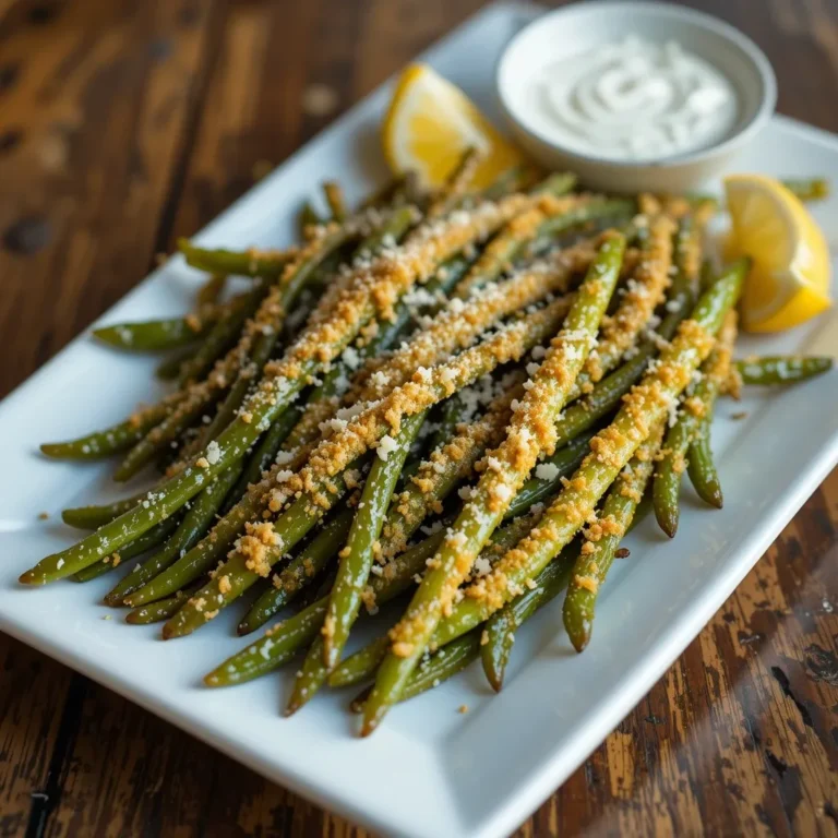 Air Fryer Green Beans Breaded