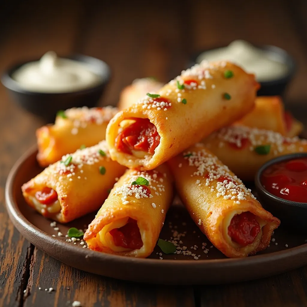 Air Fryer Pizza Egg Roll