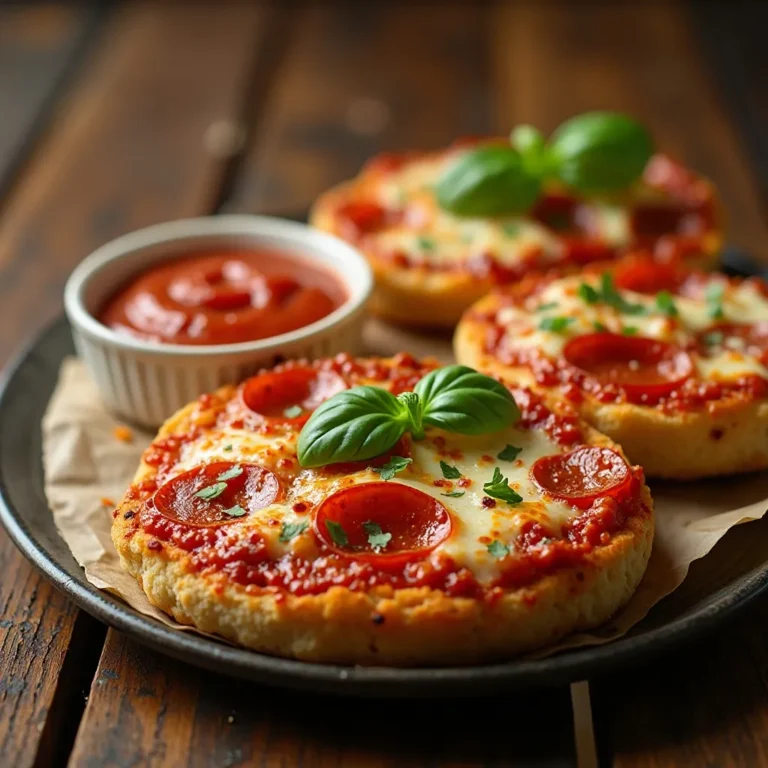 Air Fryer Pizza English Muffins