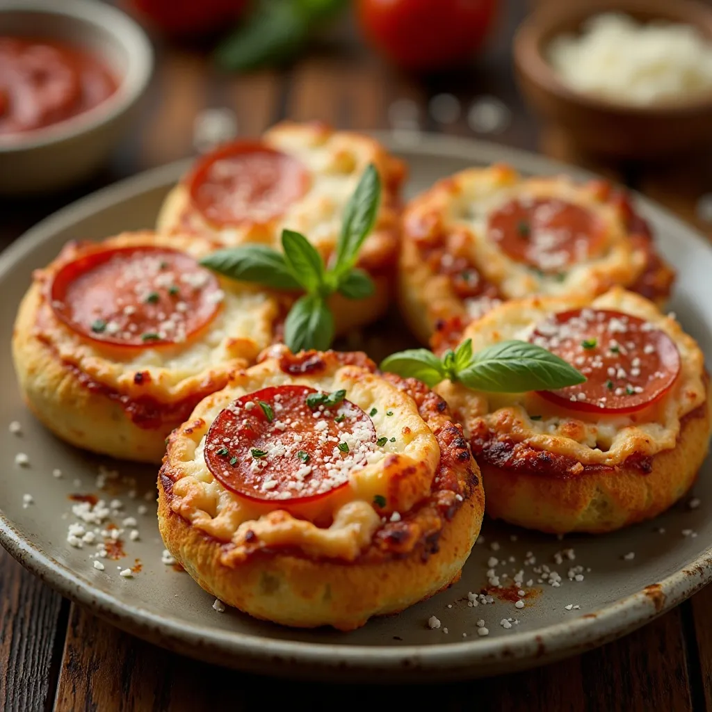 Air Fryer Pizza English Muffins