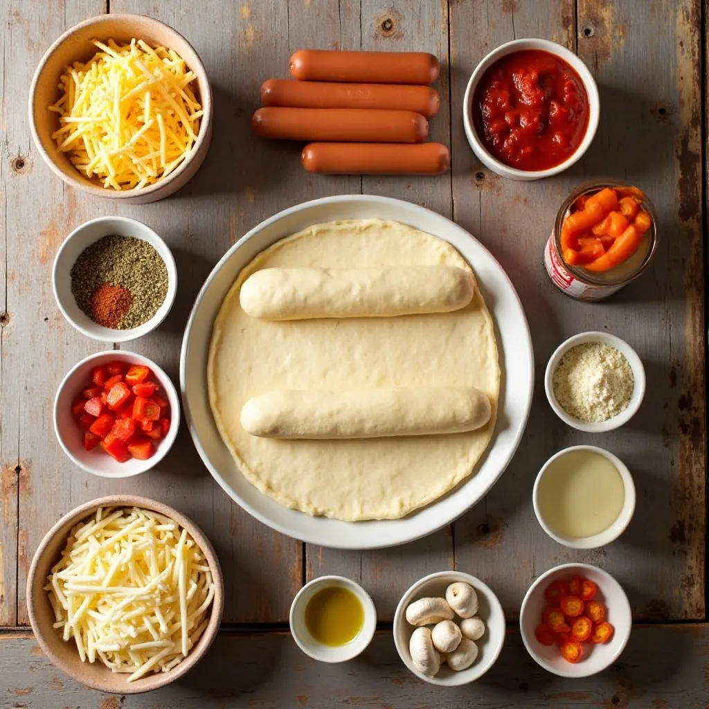 Air Fryer Pizza Hot Dogs
