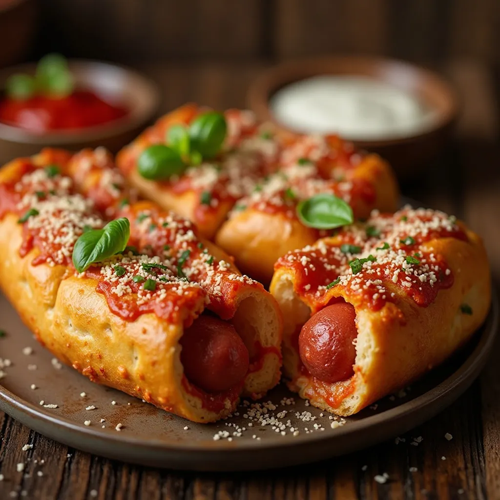 Air Fryer Pizza Hot Dogs