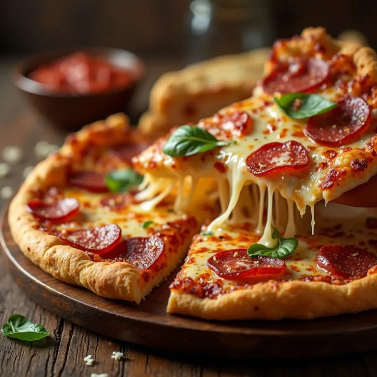 Air Fryer Pizza Slice