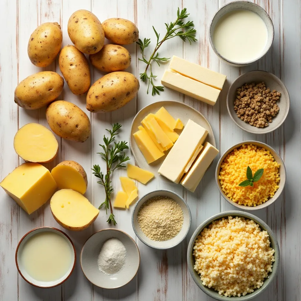 Air Fryer Potatoes Au Gratin
