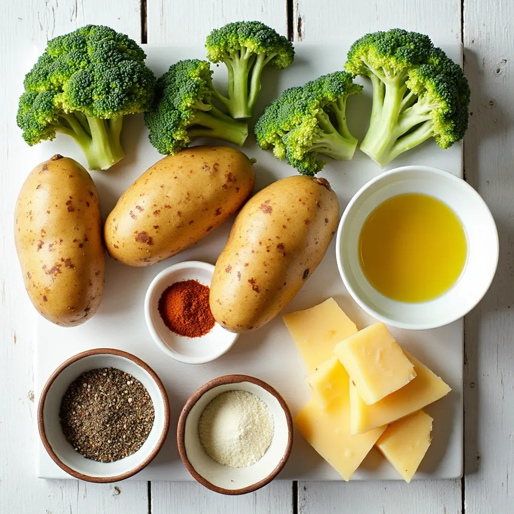 Air Fryer Potatoes and Broccoli