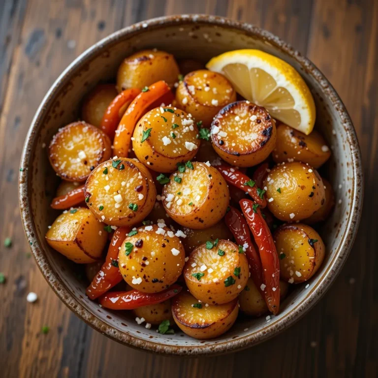 Air Fryer Potatoes and Peppers