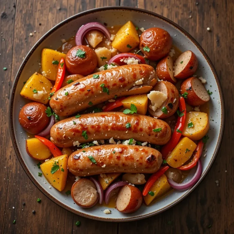 Air Fryer Sausage Bake