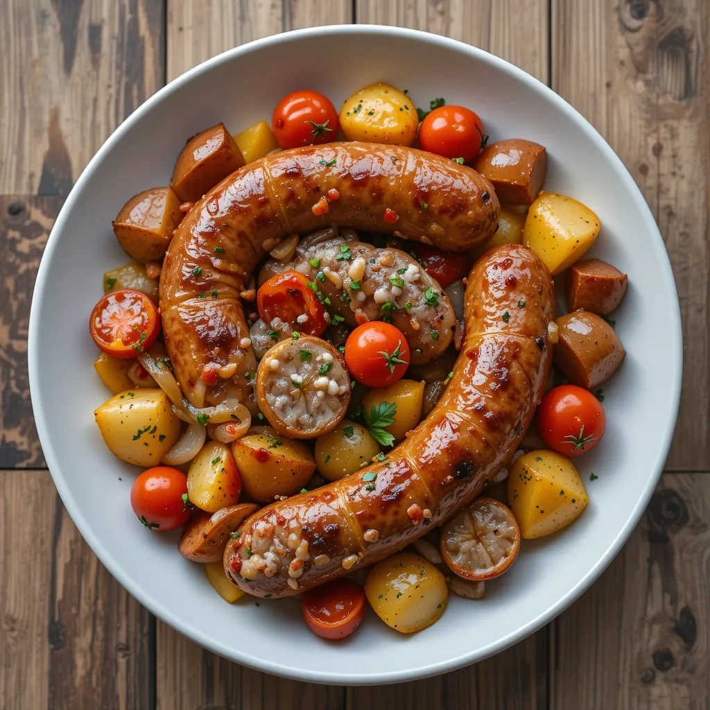 Air Fryer Sausage Casserole