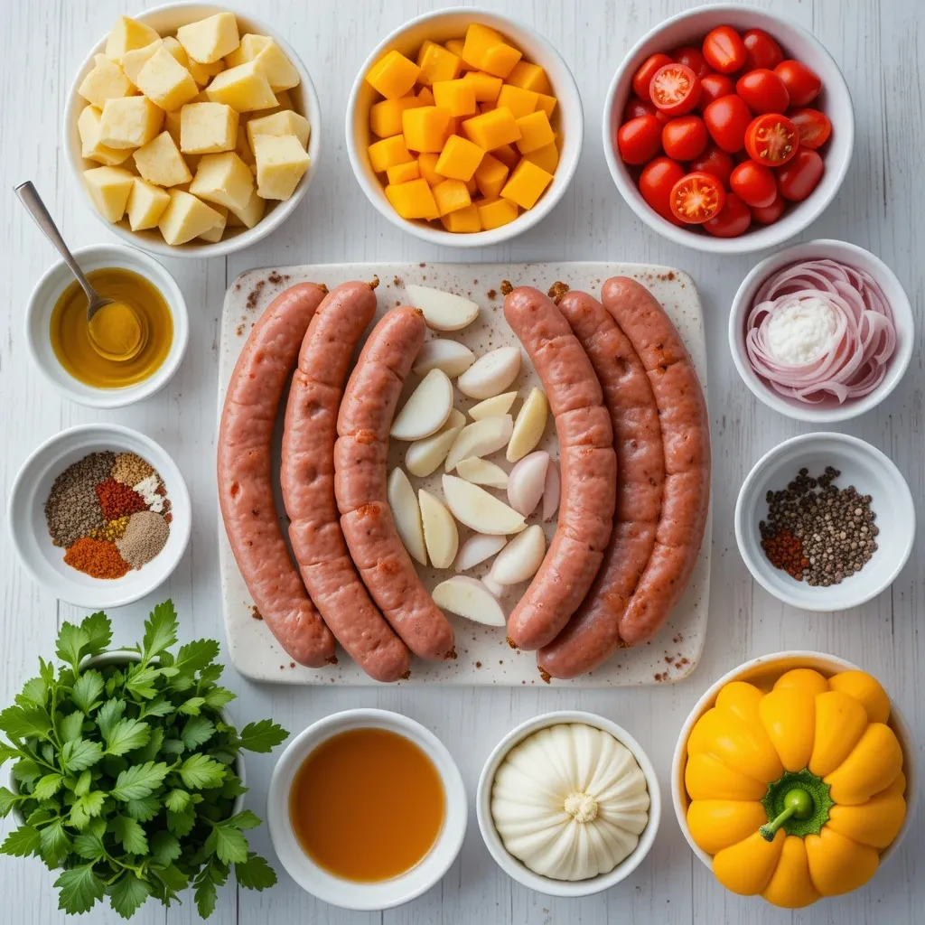 Air Fryer Sausage Casserole