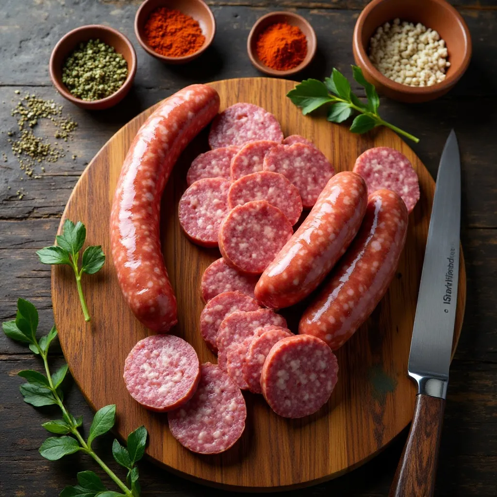Air Fryer Sausage Slices