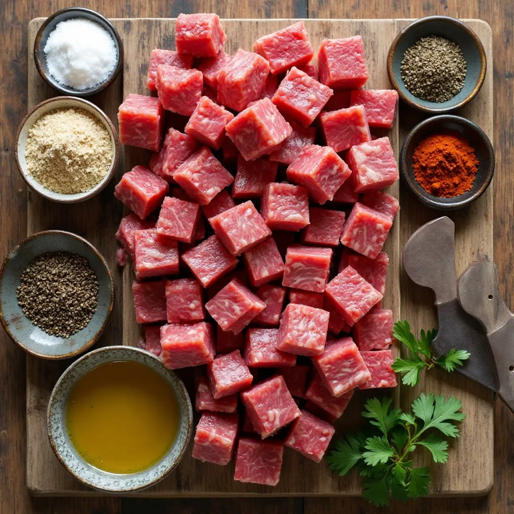 Air Fryer Steak Cubes