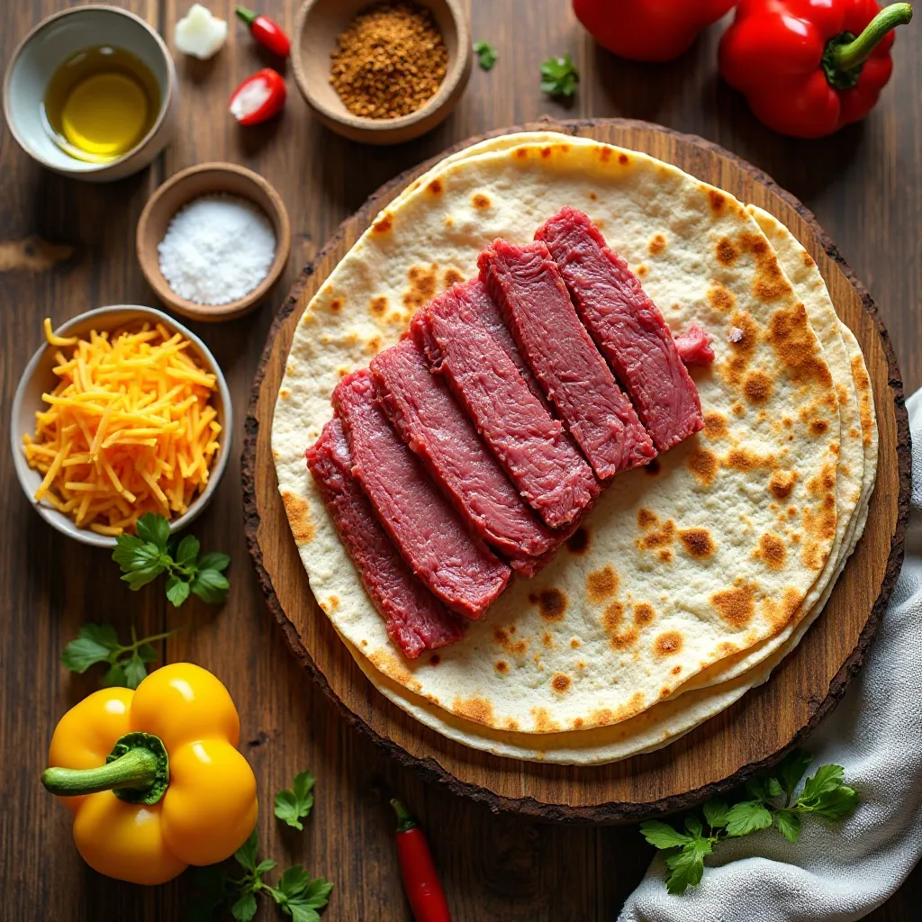 Air Fryer Steak Quesadilla