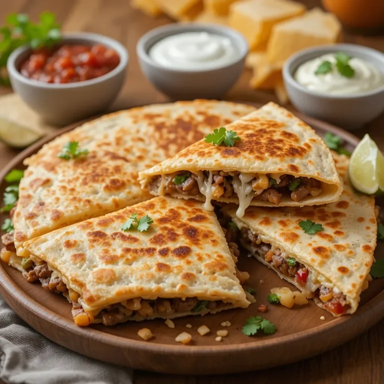 Air Fryer Steak Quesadilla