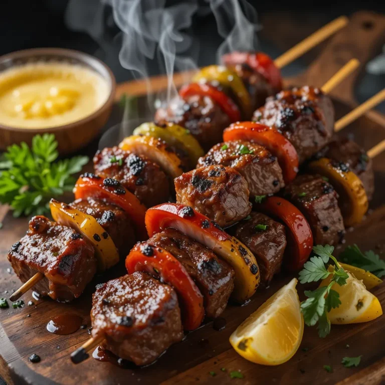 Air Fryer Steak Skewers