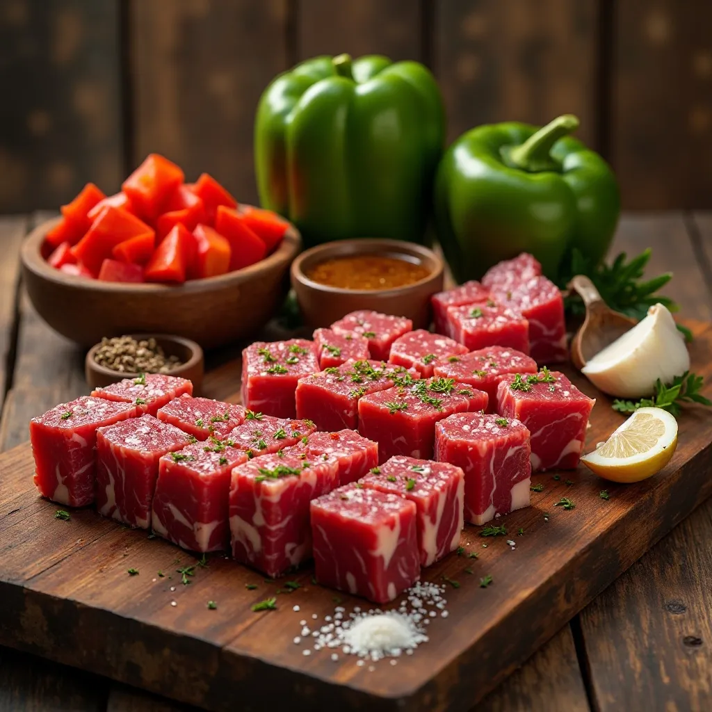 Air Fryer Steak Skewers