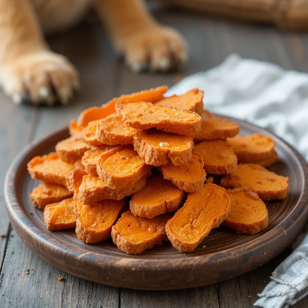 Air Fryer Sweet Potato Dog Treats