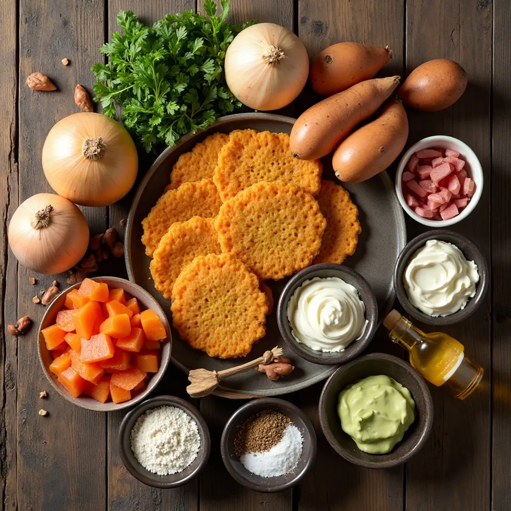 Air Fryer Sweet Potato Latkes
