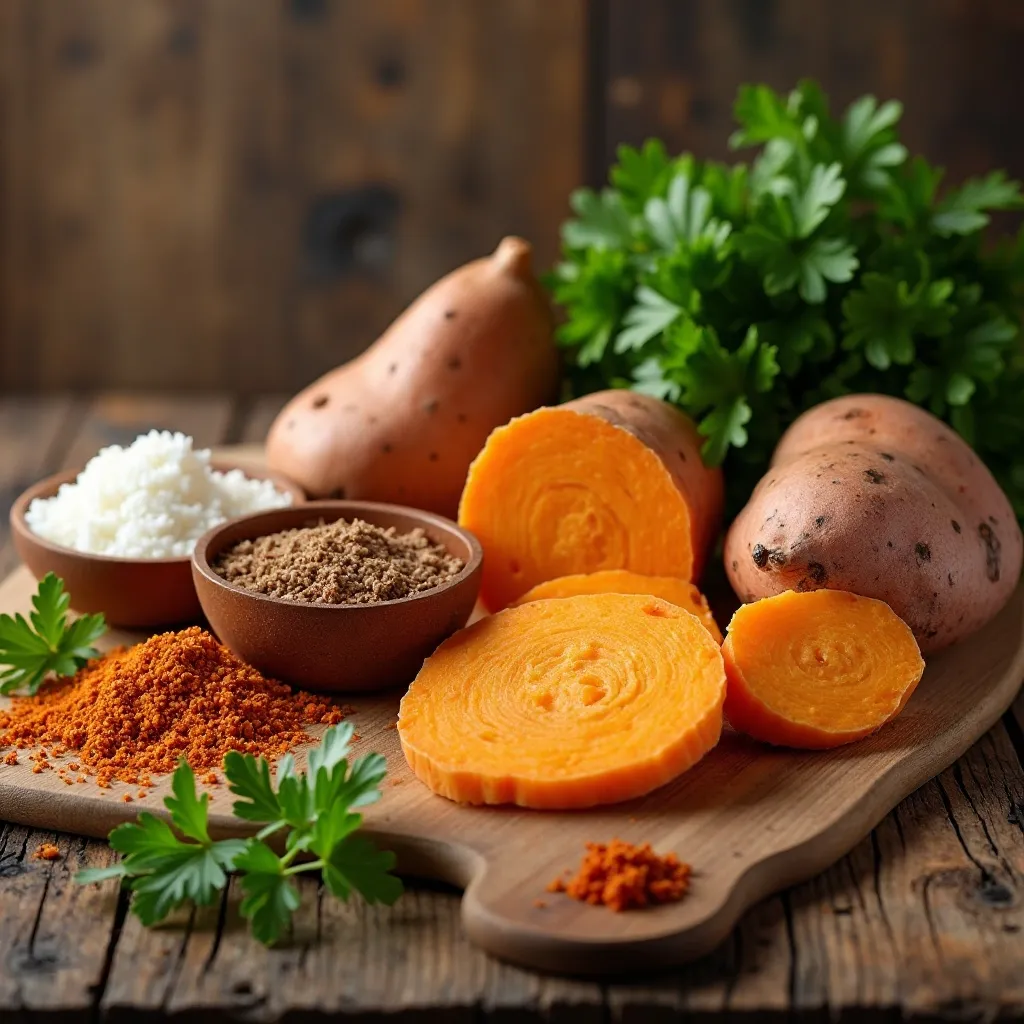 Air Fryer Sweet Potato Medallions