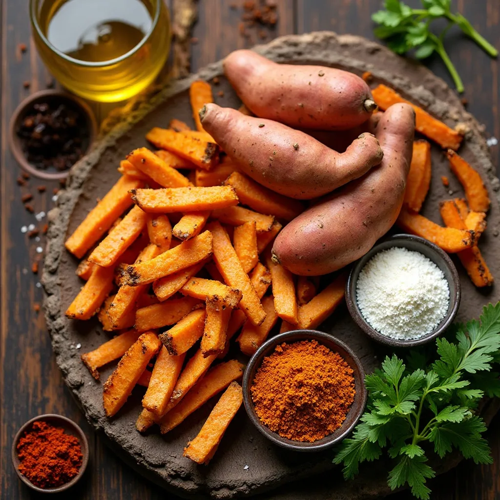 Air Fryer Sweet Potato Steak Fries