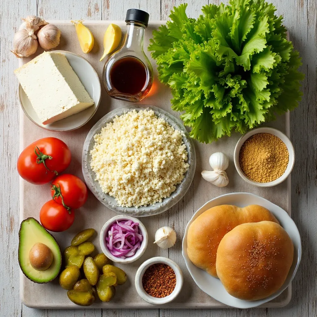 Air Fryer Tofu Burger Recipe