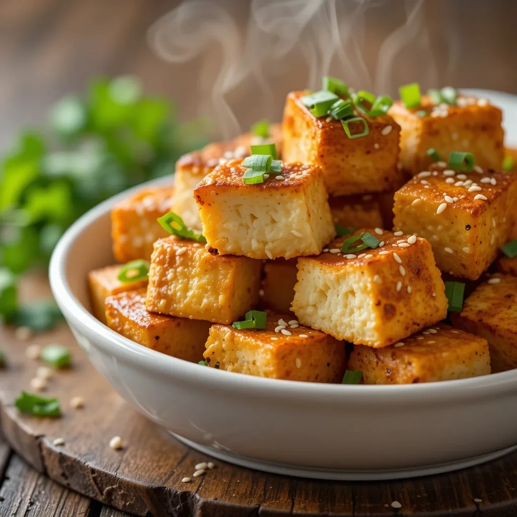 Air Fryer Tofu Cubes