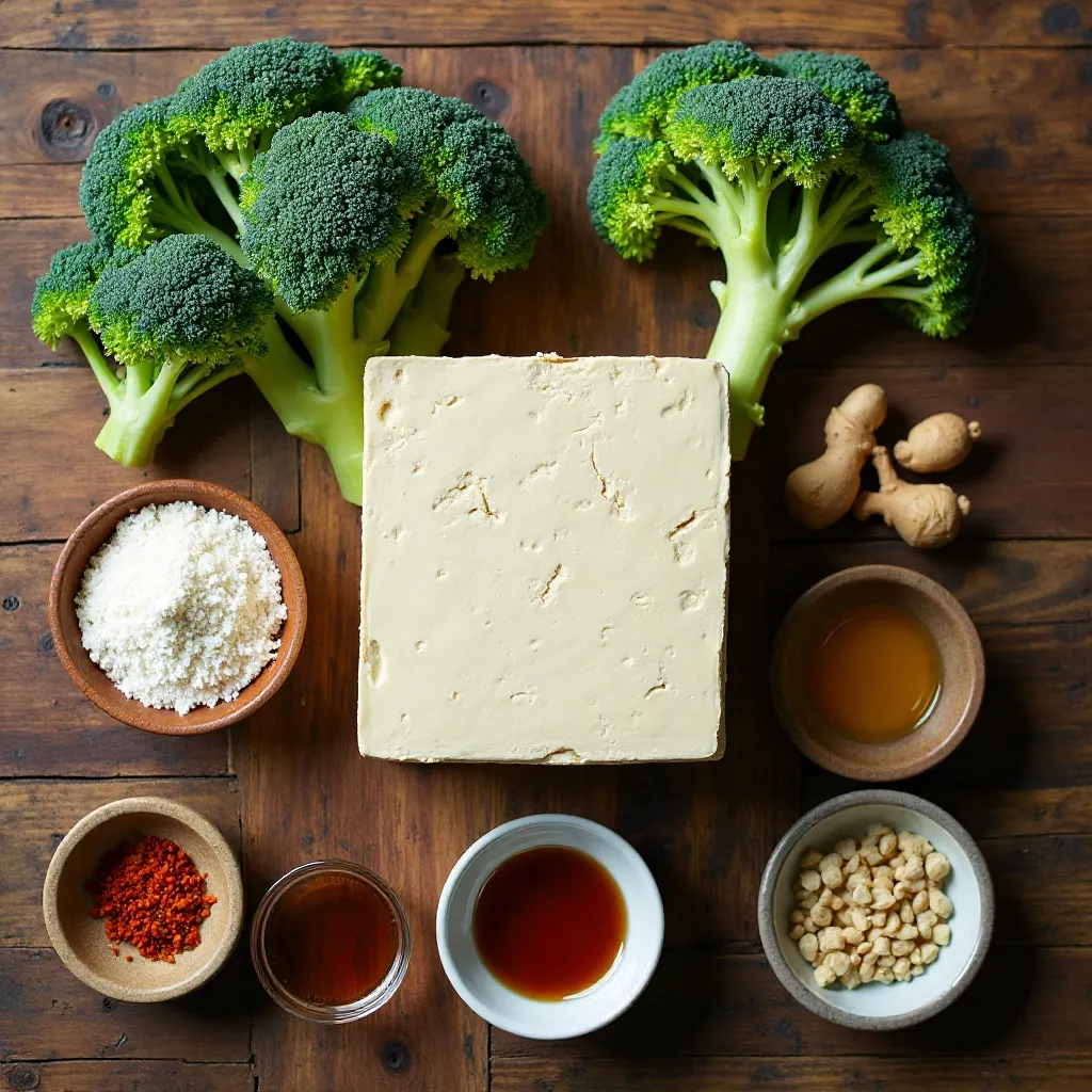 Air Fryer Tofu and Broccoli